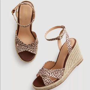 NWT Ann Taylor ESPADRILLE WEDGE SANDALS